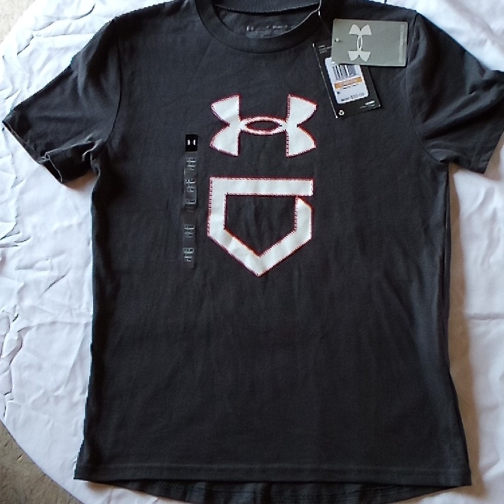 3/$25 Youth Under Armour Pullover w/Baseball Red Stitched Youth Small Unisex NWT